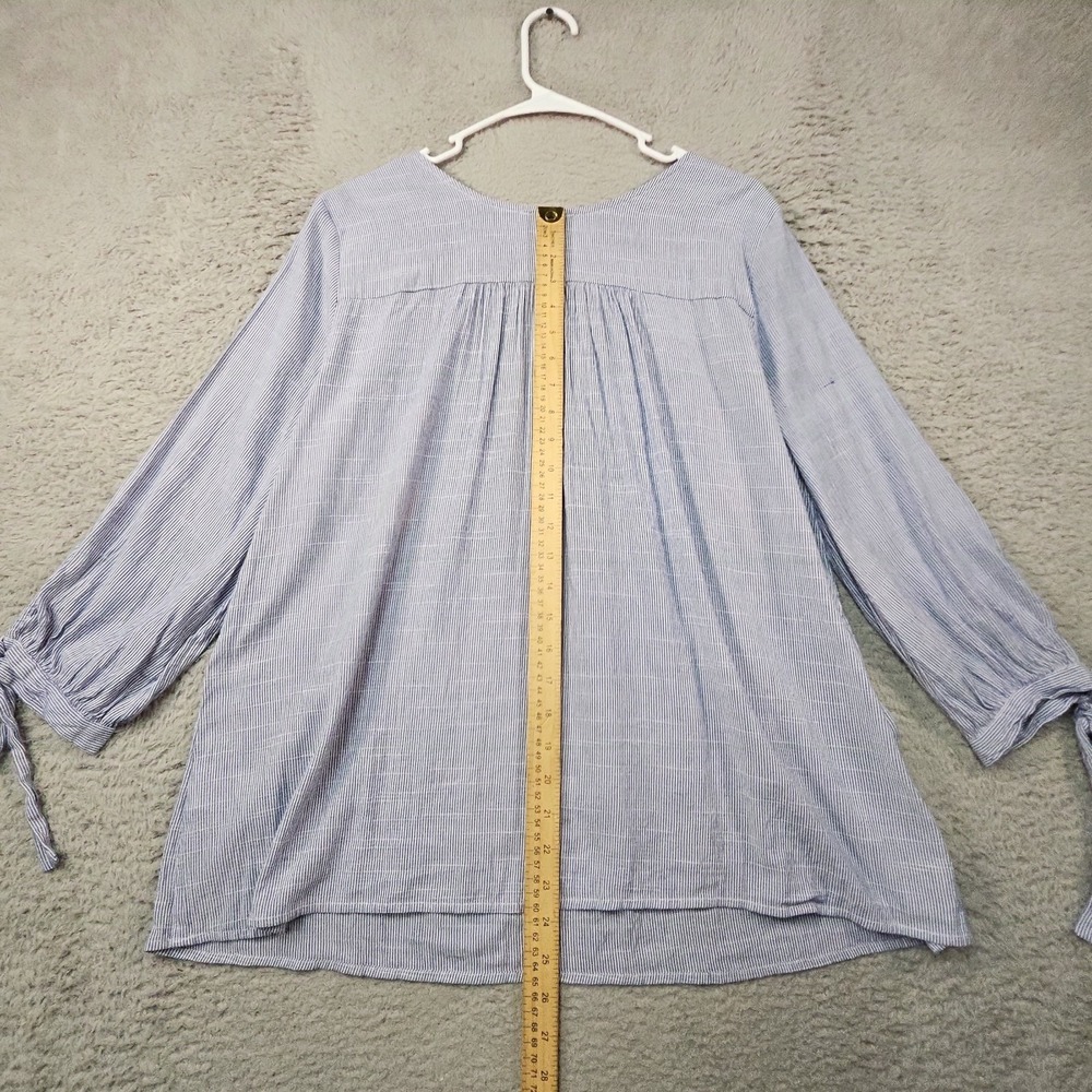 Jodifl Blouse Womens L Boho Embroidered Peasant 3/4 Sleeve Cottagecore Festival - Picture 13 of 16
